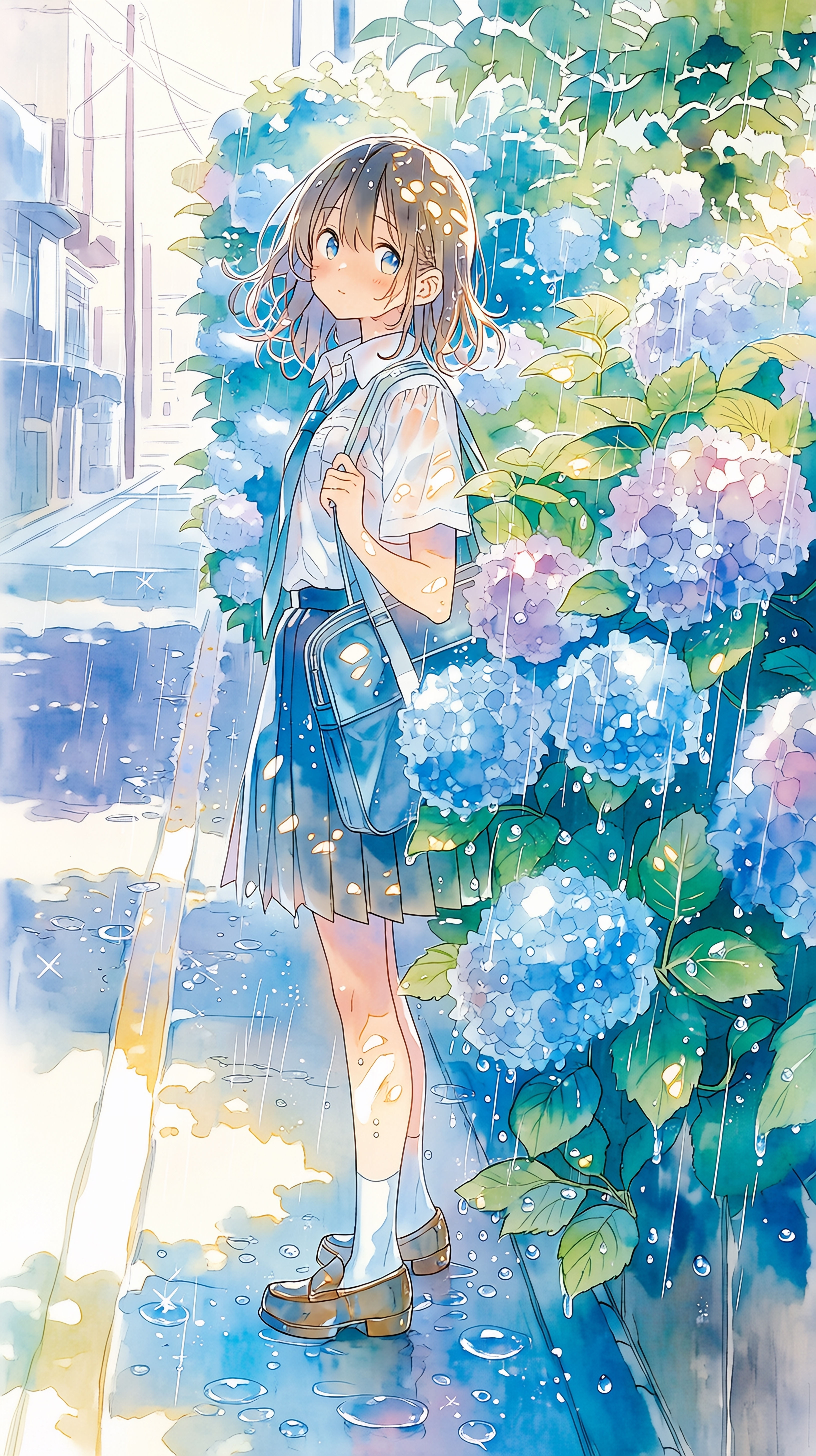 雨の日の君 | の人気AIイラスト・グラビア