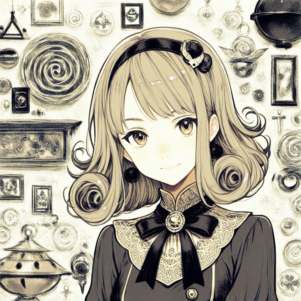 縦巻きロール、ではない？