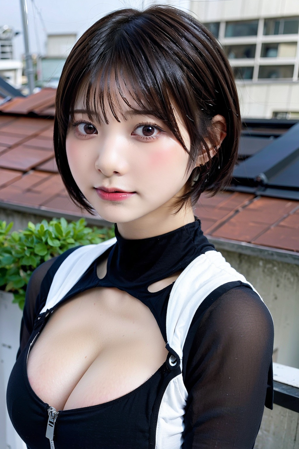 黒ボディースーツ