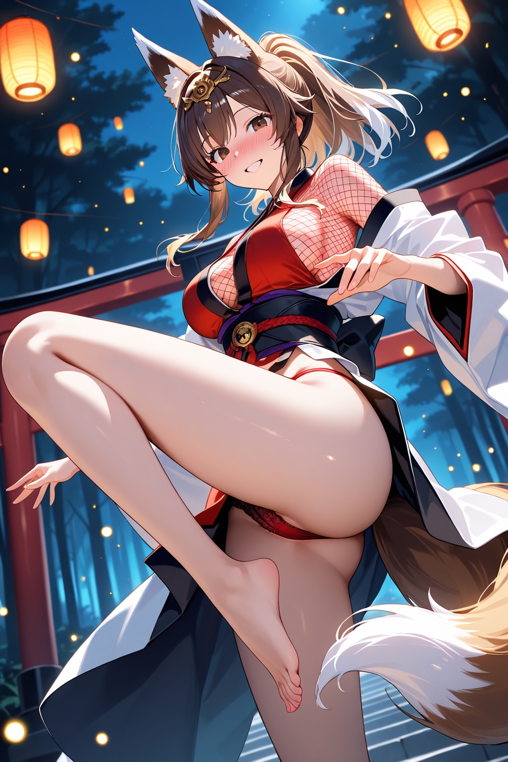 セクシーガールに化けた狐のお姉さん♡