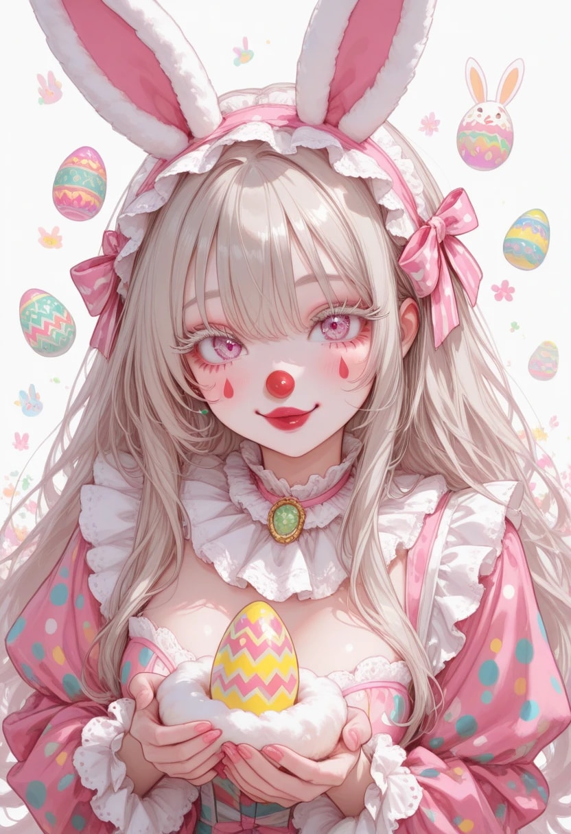 ピエロメイクでイースター待機中.. | の人気AIイラスト・グラビア
