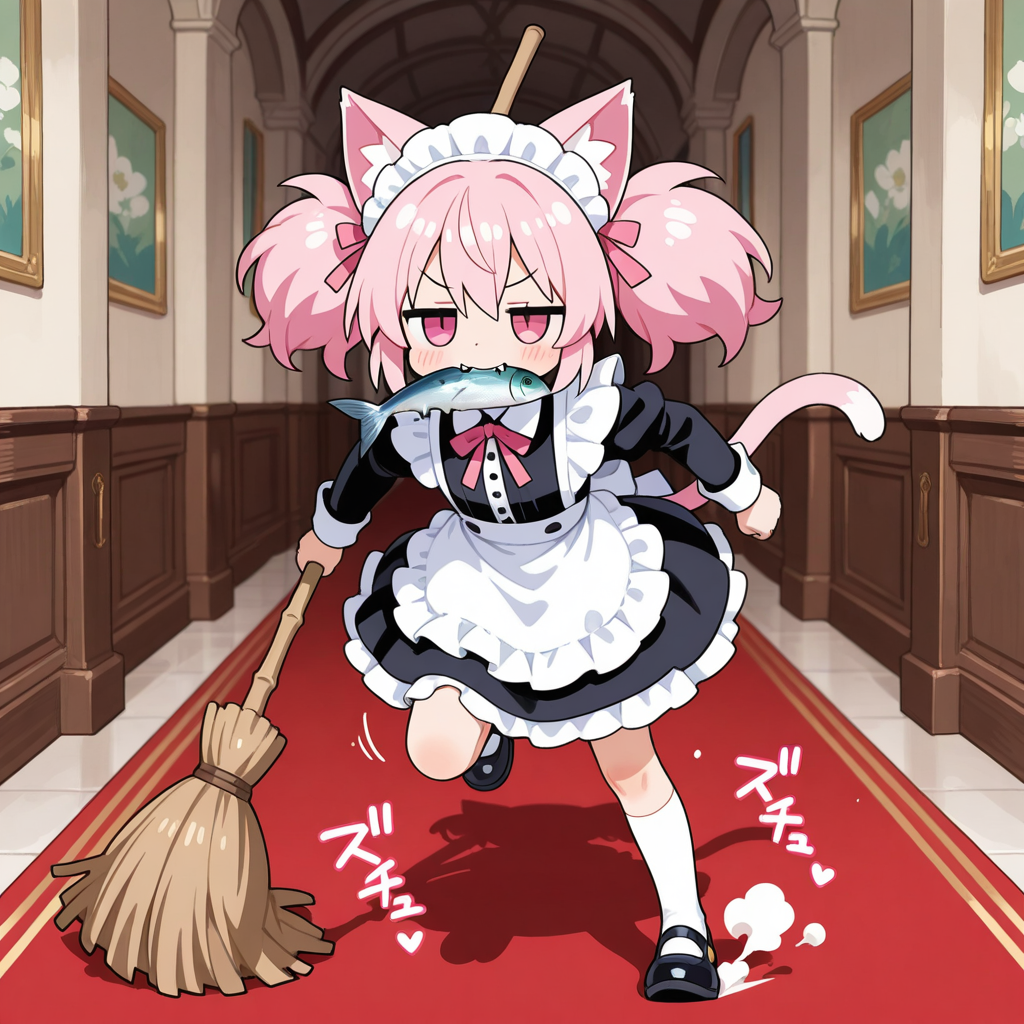 オイッ！！あのメイドを厨房に近づけるなっ！！💢