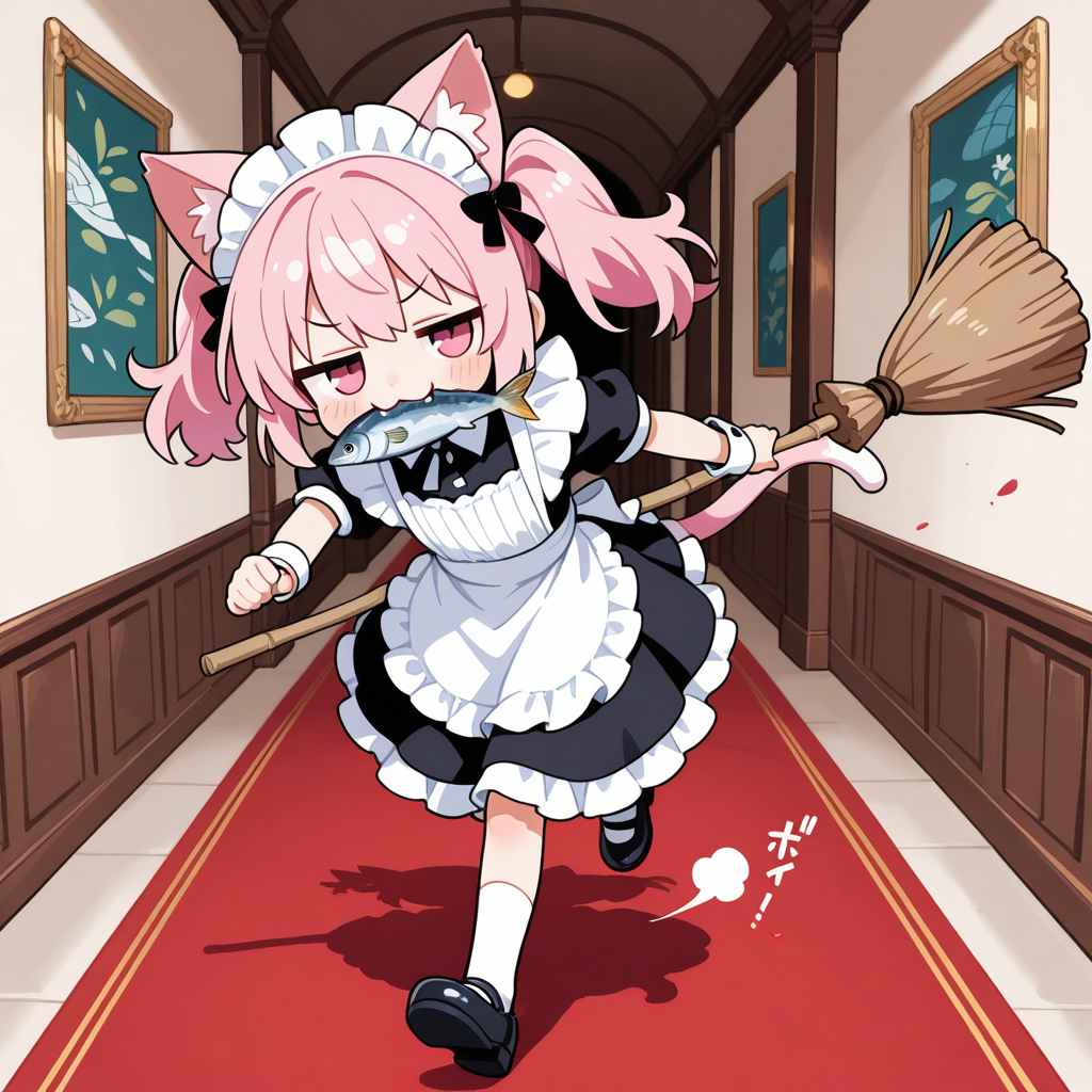 オイッ！！あのメイドを厨房に近づけるなっ！！💢