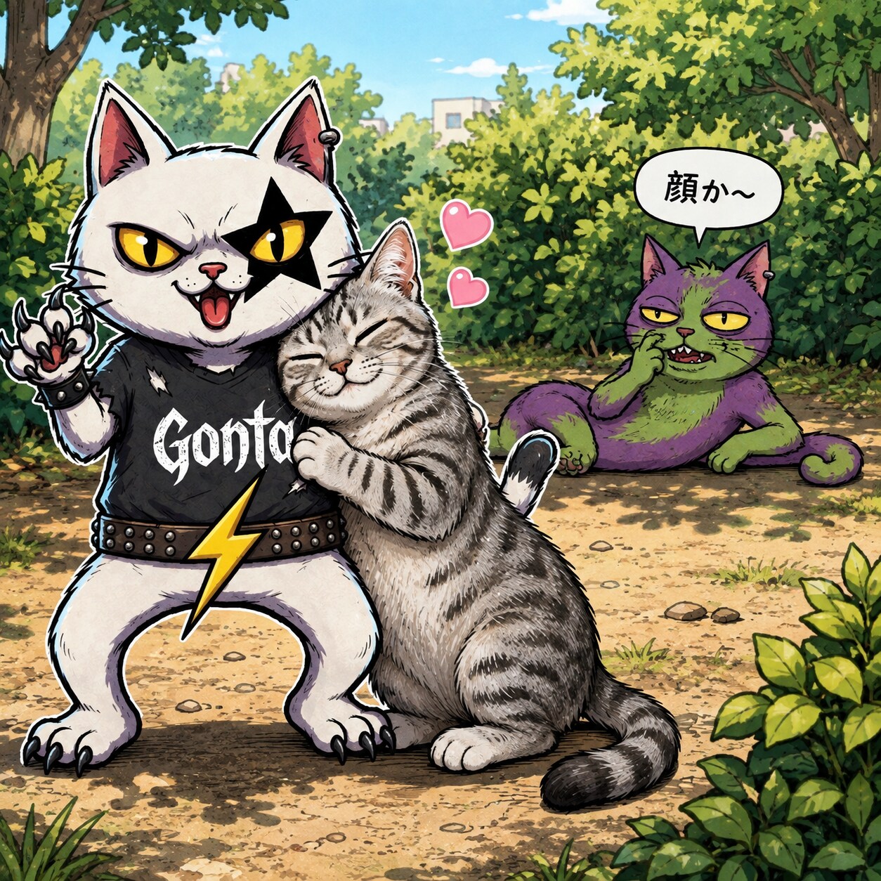8/27 男はつらいよの日（ごんた、ぱち、ダサ猫） | の人気AIイラスト・グラビア