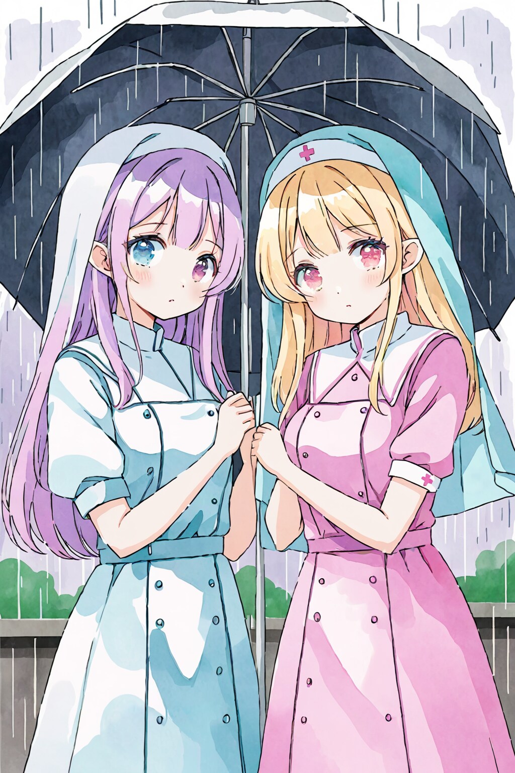 雨の日 | の人気AIイラスト・グラビア