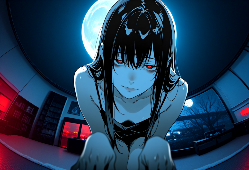 怪談「黒いキャミソールの女」