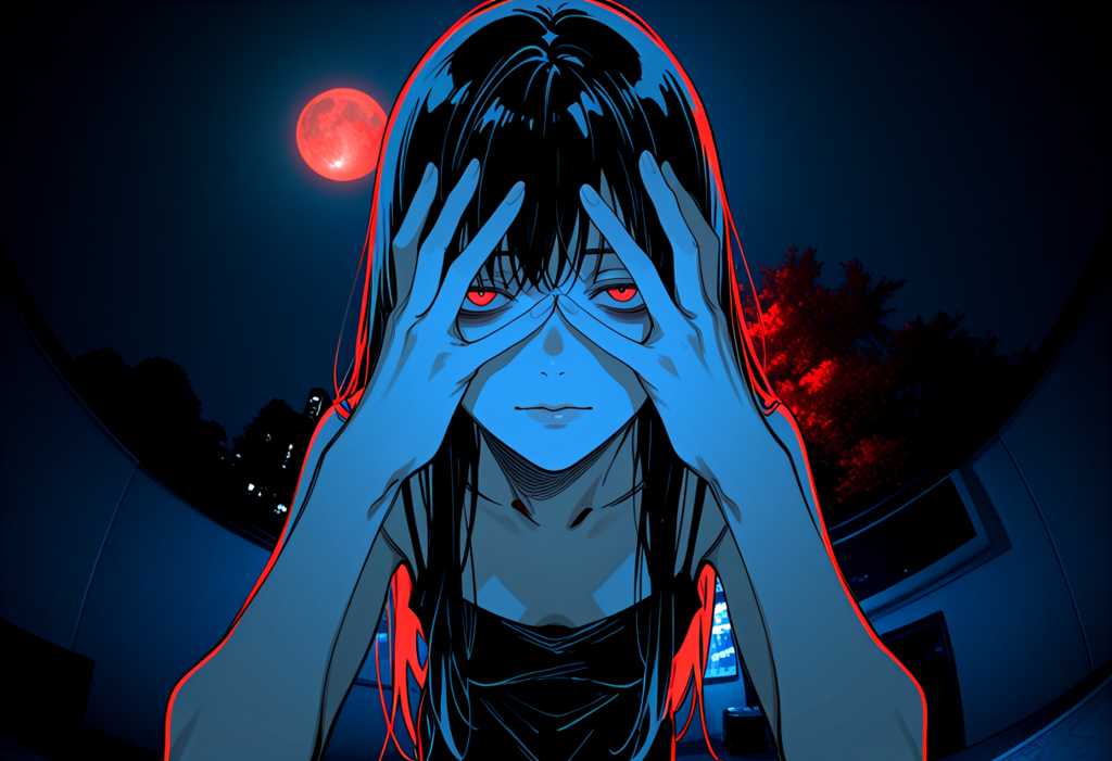 怪談「黒いキャミソールの女」