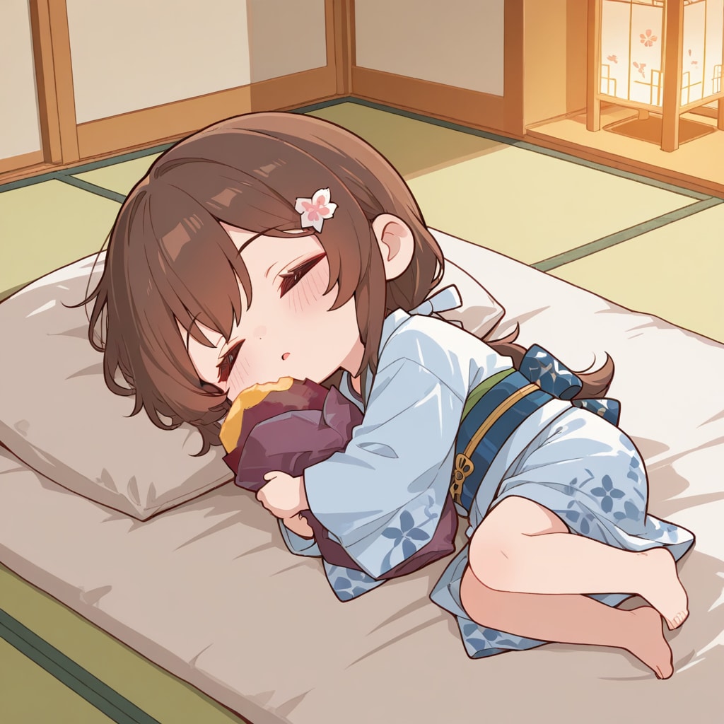 焼き芋には勝てない… | の人気AIイラスト・グラビア