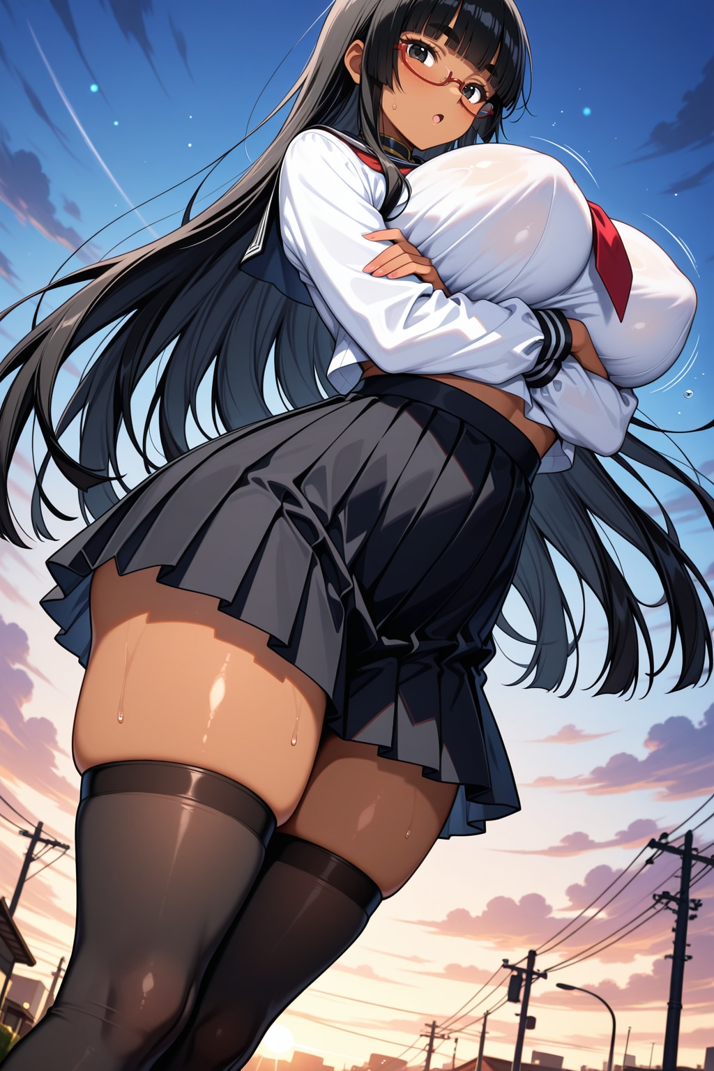 絶対領域香織姉ちゃん