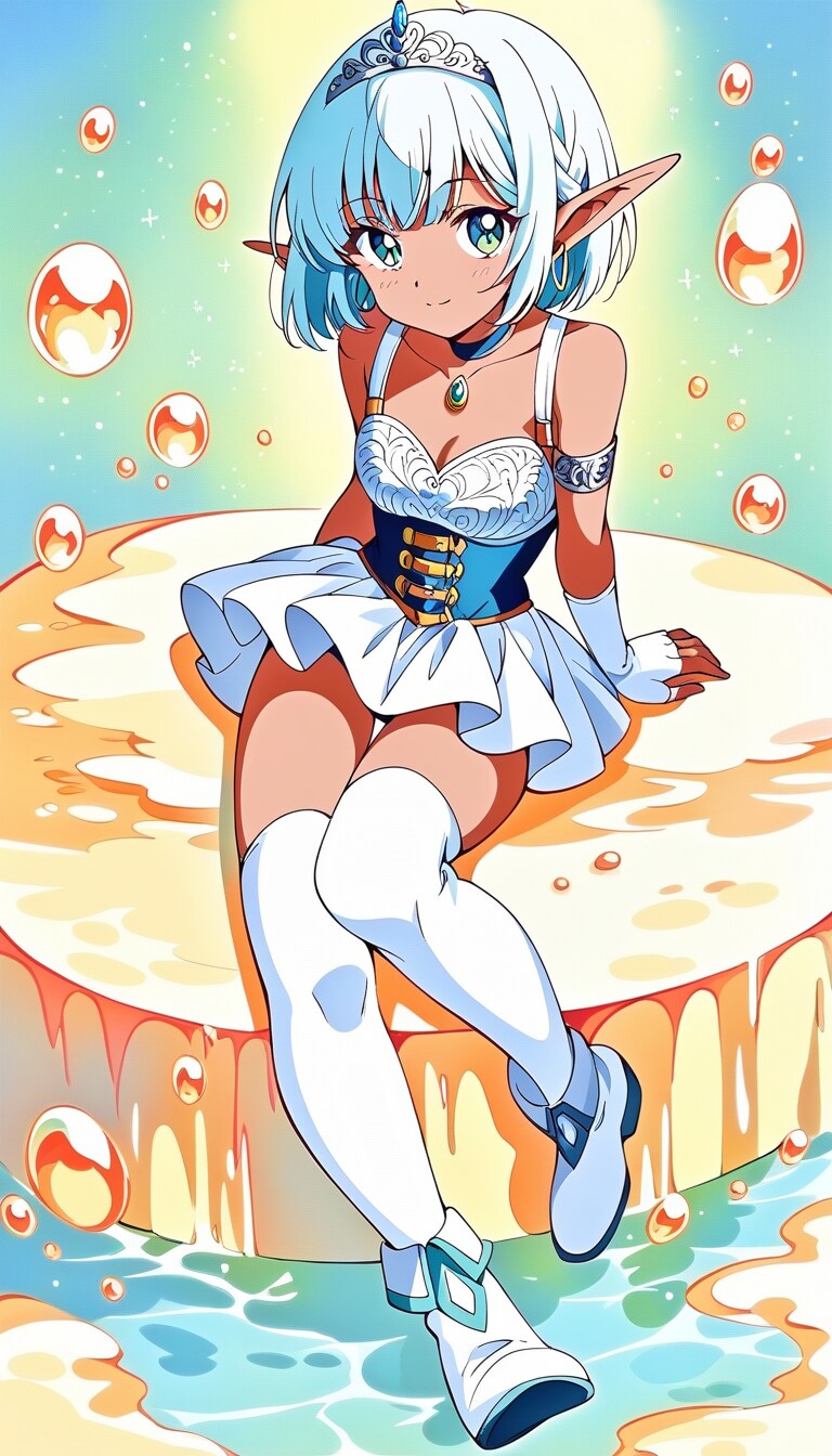 可愛い感じのエルフ少女