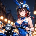 バイクとバニー 3枚目