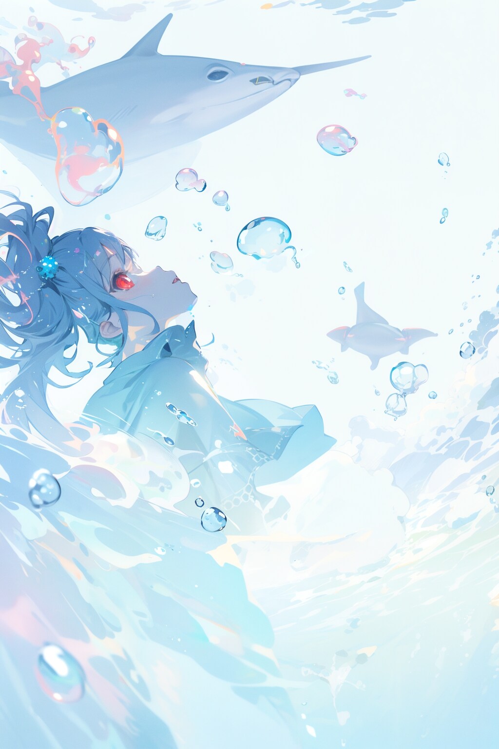 初めて泳いだ海の底