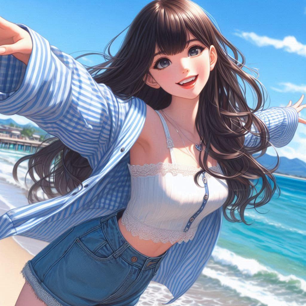 ココ夏 | の人気AIイラスト・グラビア