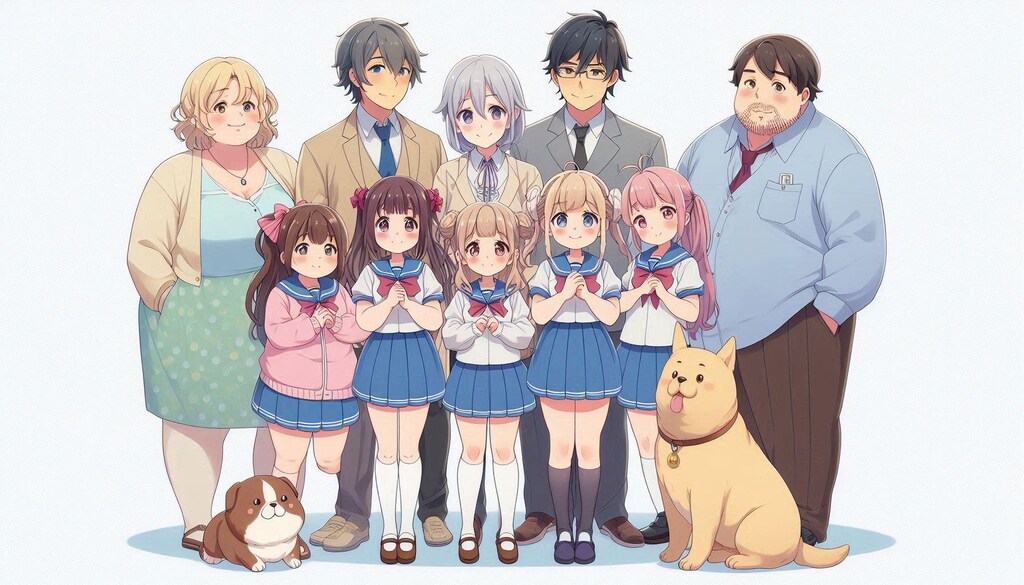 ゆるーい感じの女児アニメ