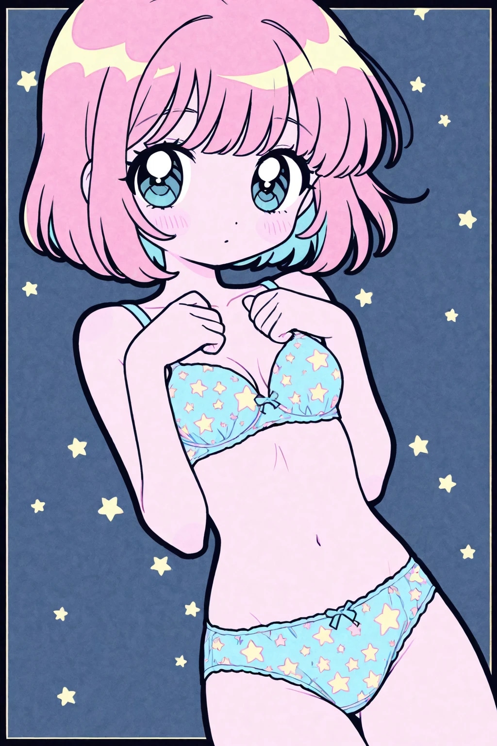 下着コレクション：星柄