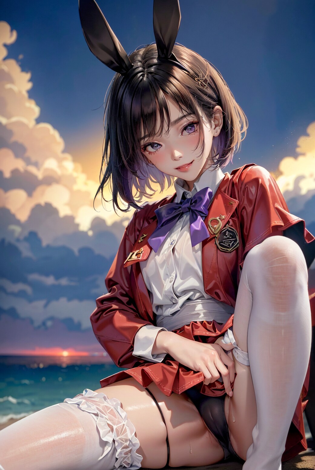 パンチラ女子校生