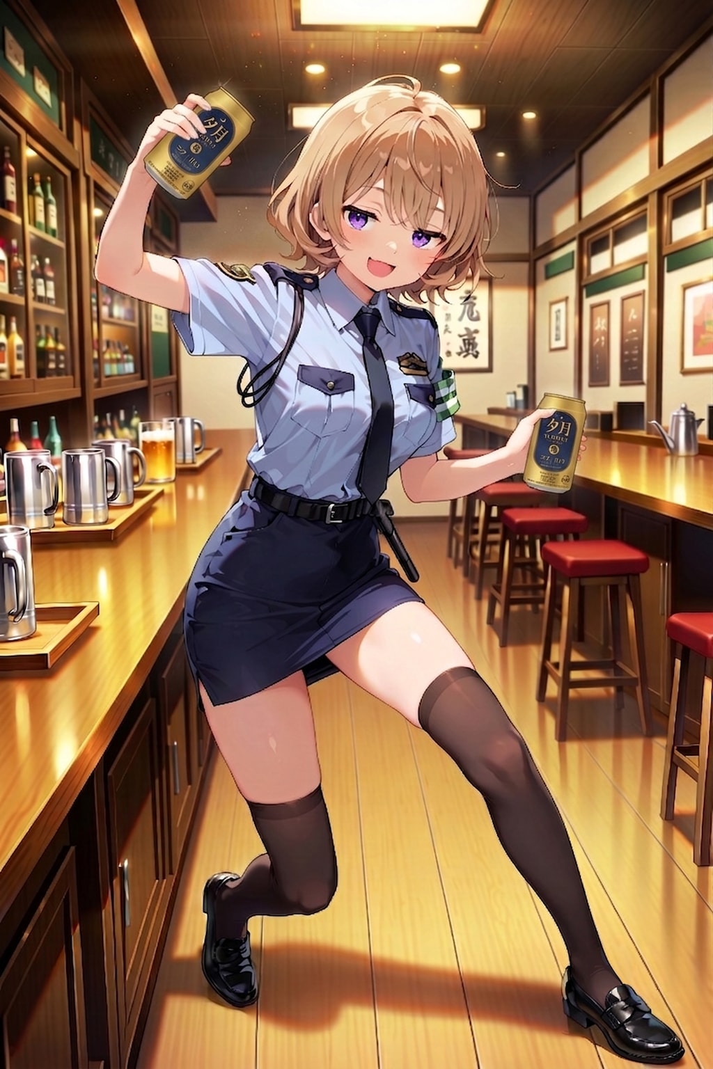 ジト目婦警さんとビール ～乾さつきのドライな日常～ Z630