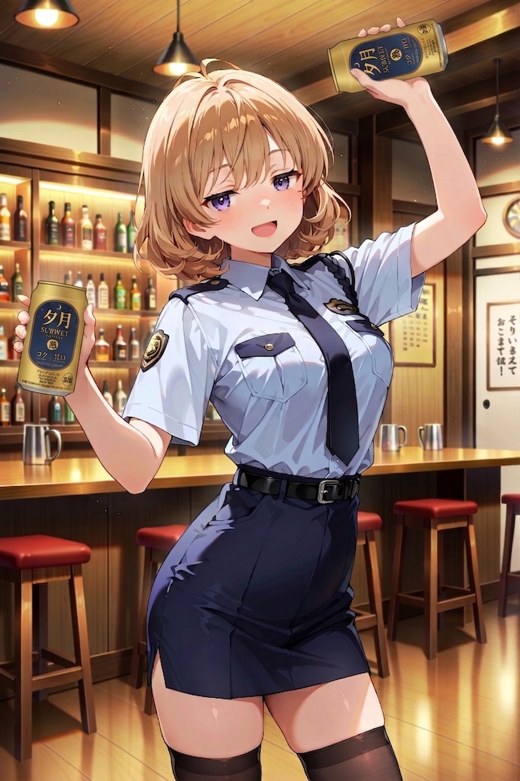 ジト目婦警さんとビール ～乾さつきのドライな日常～ Z630