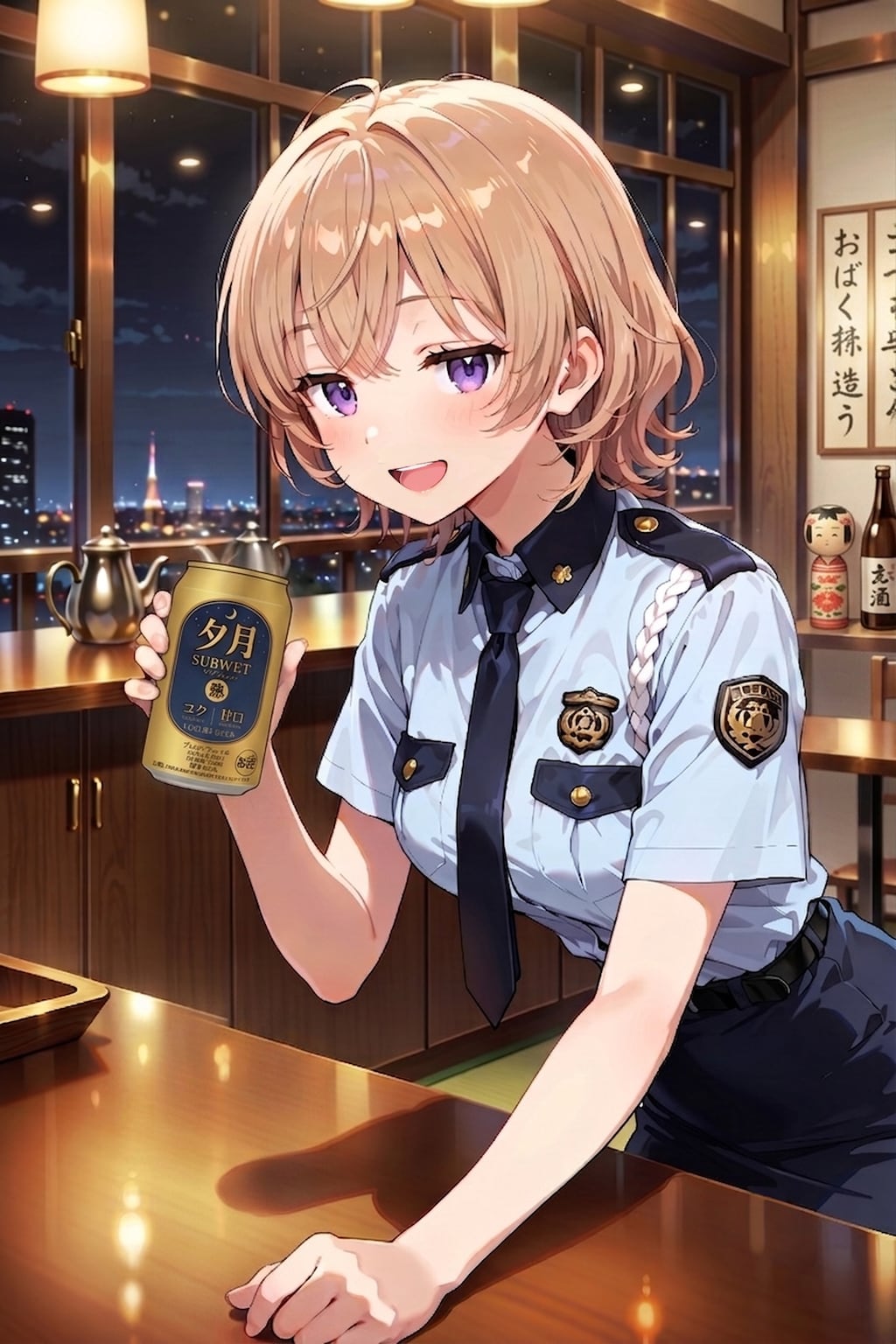ジト目婦警さんとビール ～乾さつきのドライな日常～ Z630