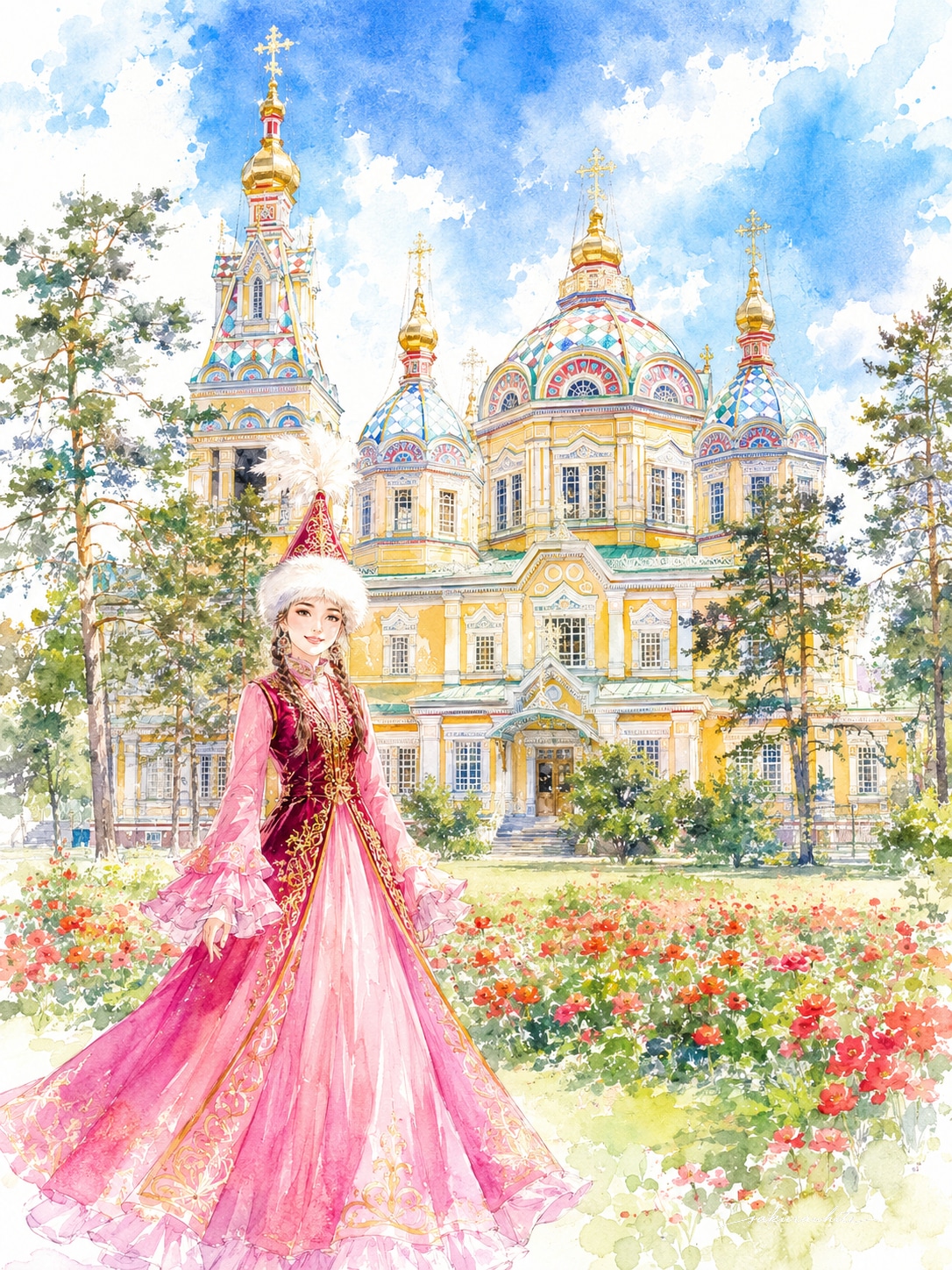 カザフスタン2 | の人気AIイラスト・グラビア