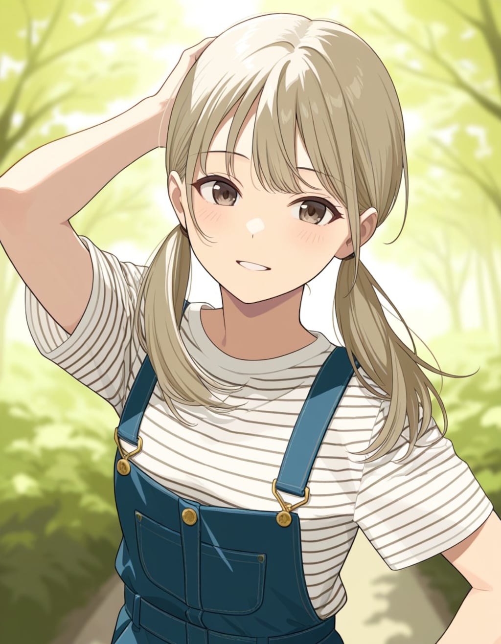 オーバーオール娘