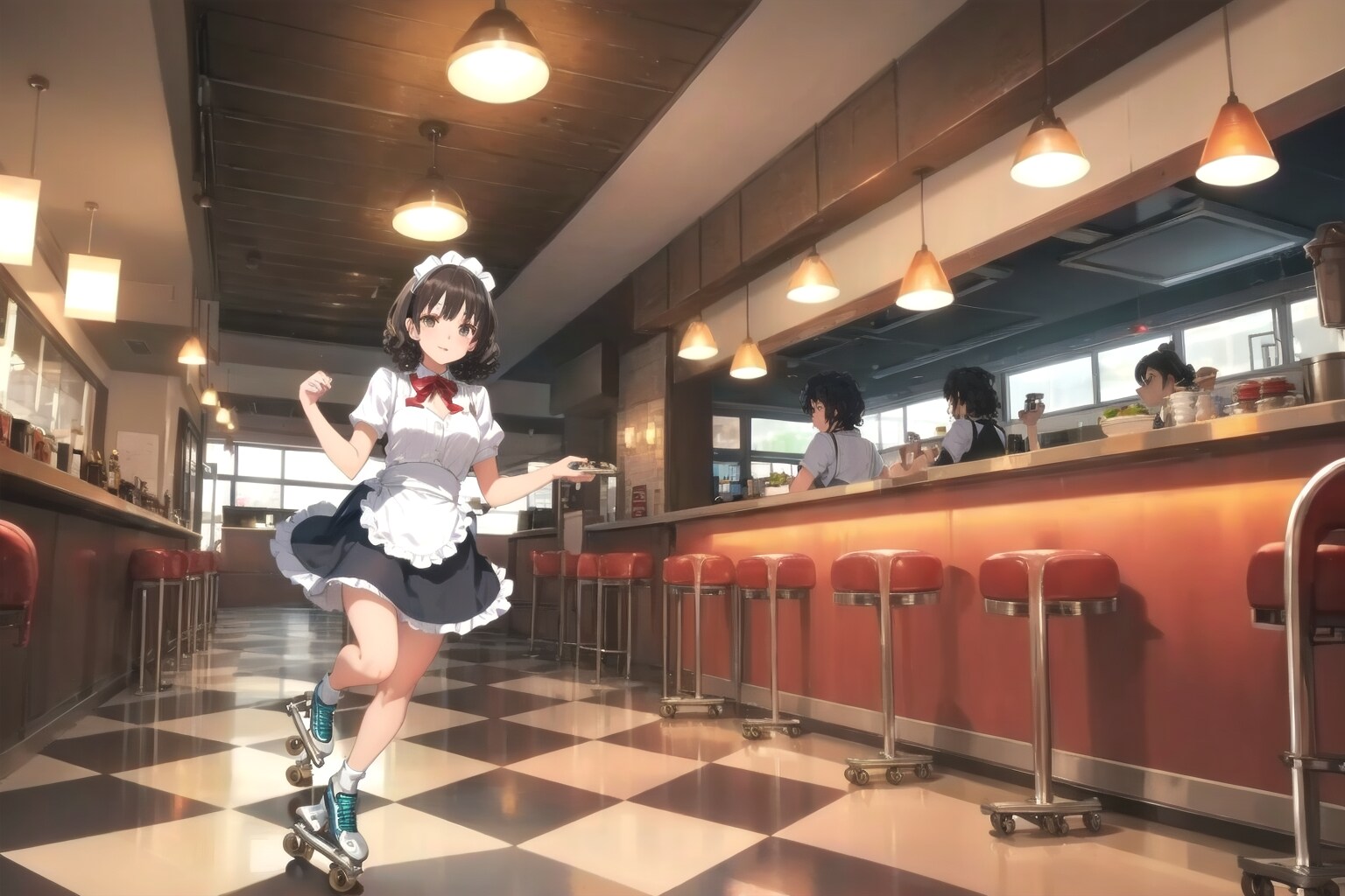 ローラーウェイトレス