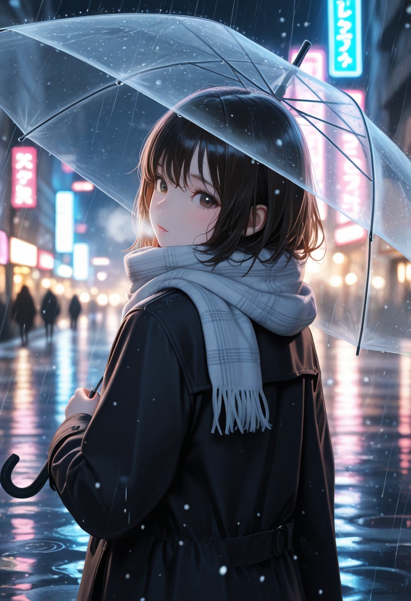 みぞれ混じりの雨(2)