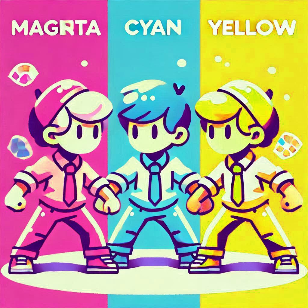 三原色・三つ巴の戦い