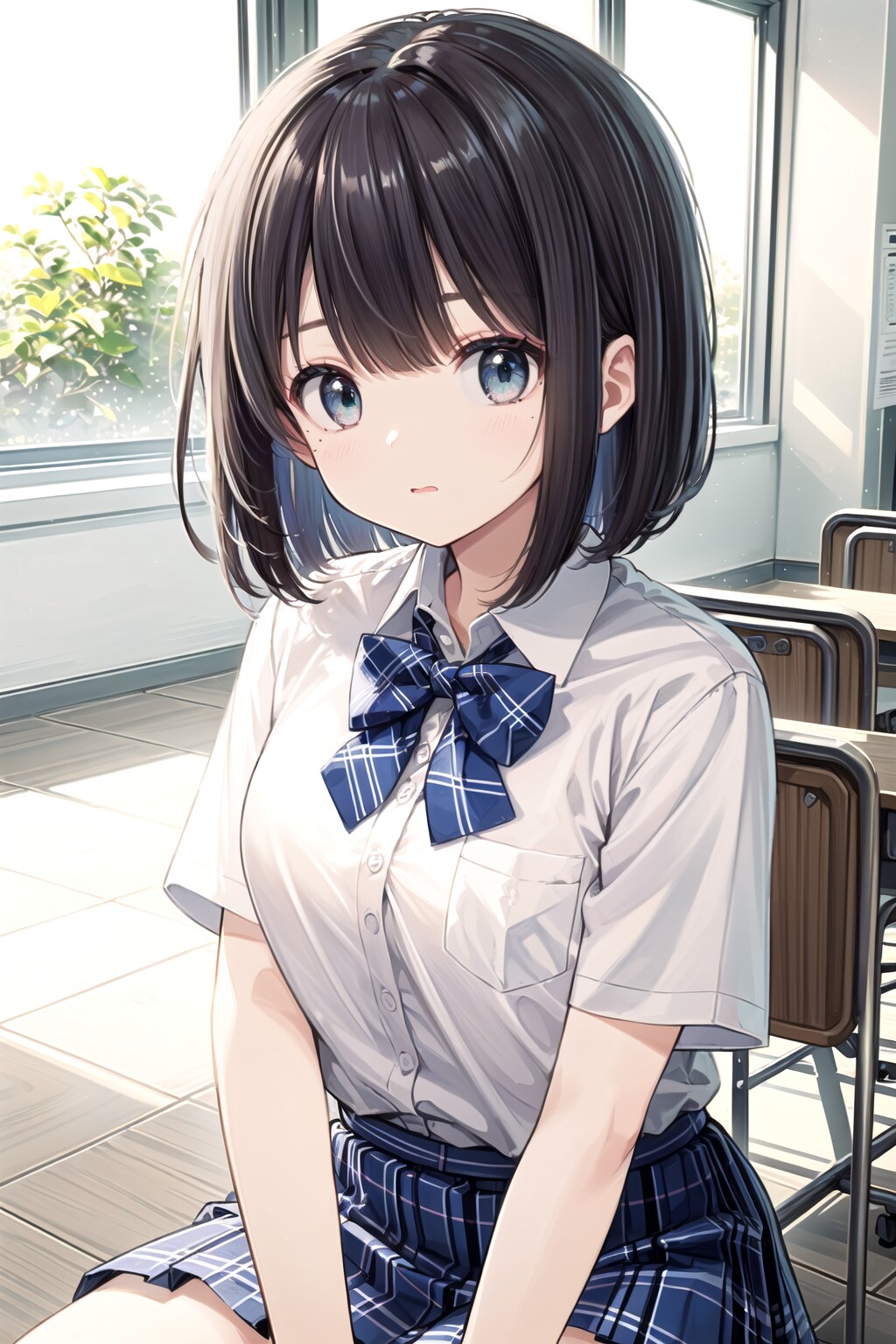 誰もいない教室で