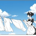 洗濯物を干しましょう (メイド⑩) 2枚目