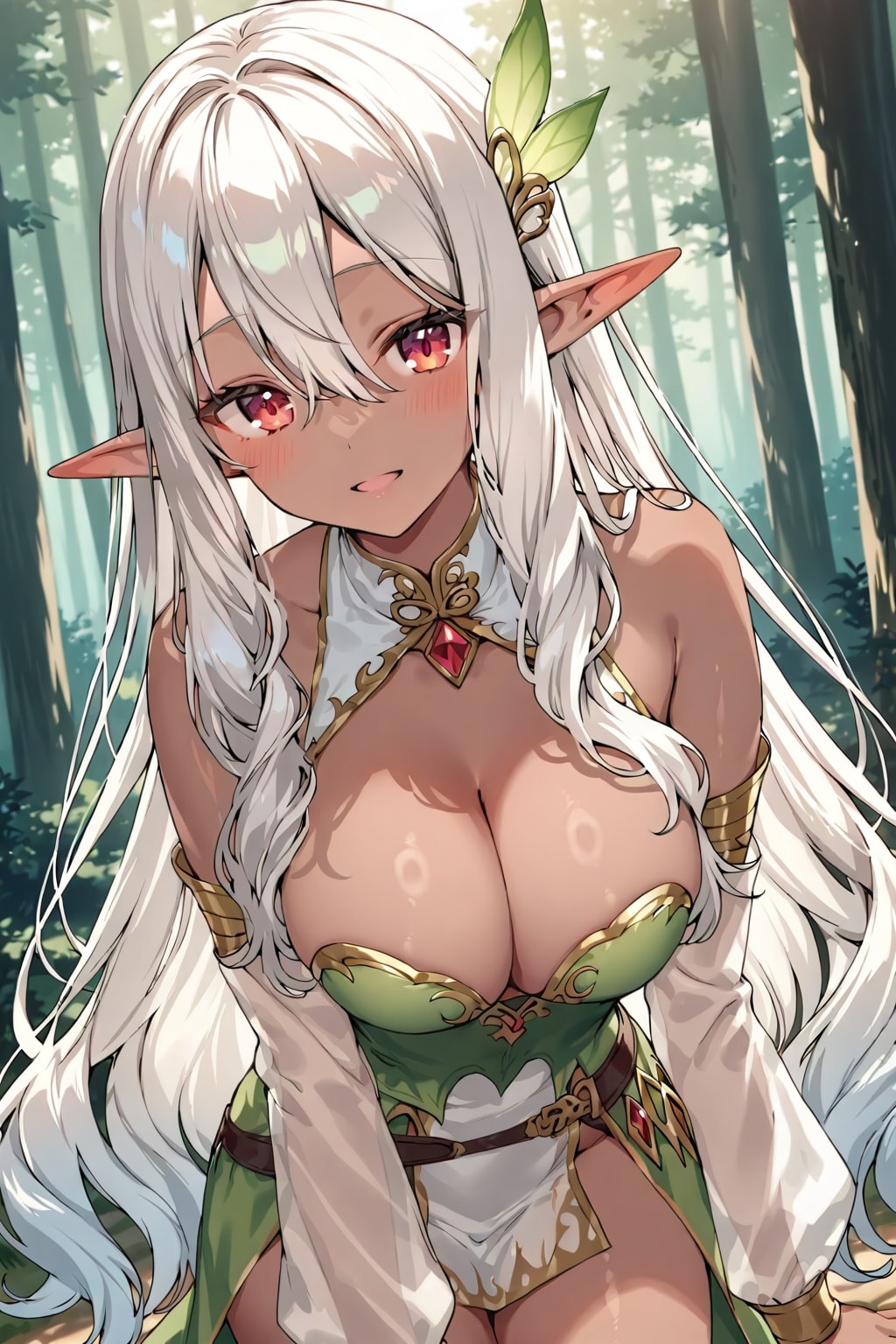美少女ダークエルフ
