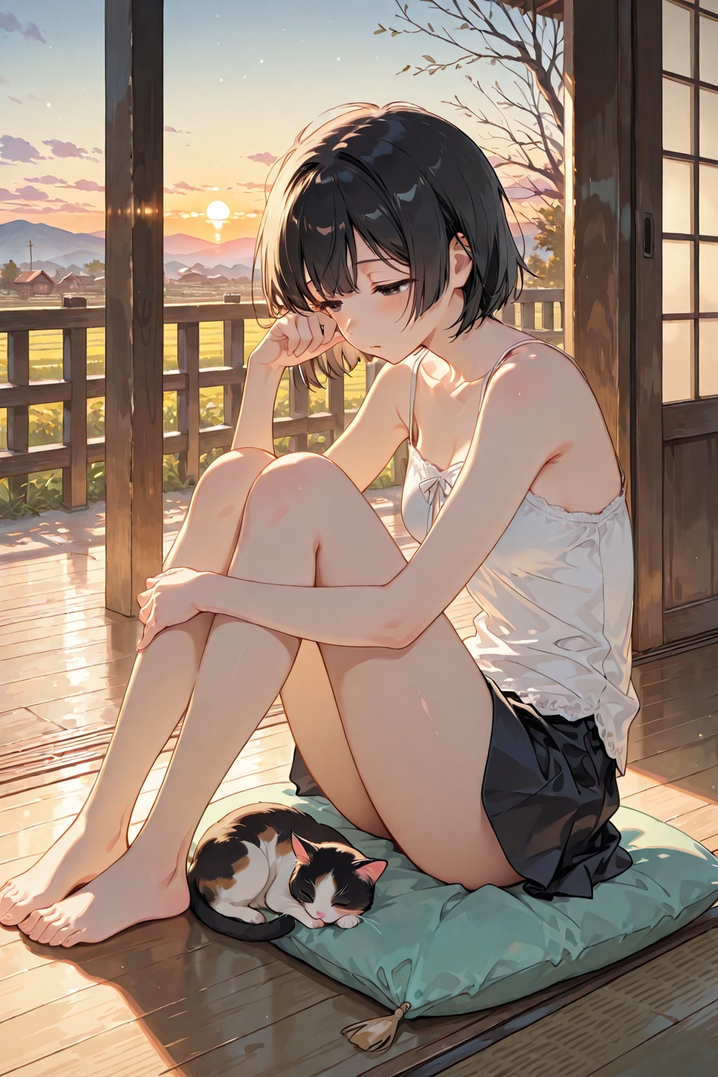 昼寝のハズが･･･(再) | の人気AIイラスト・グラビア