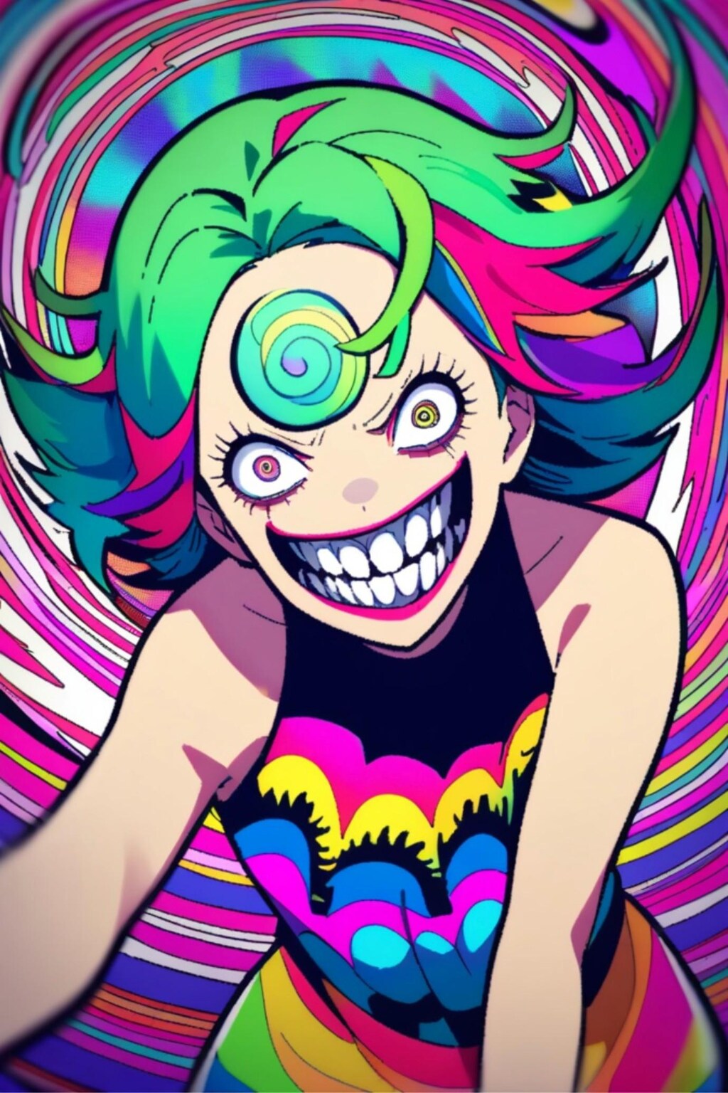 ササデな緑髪ちゃん