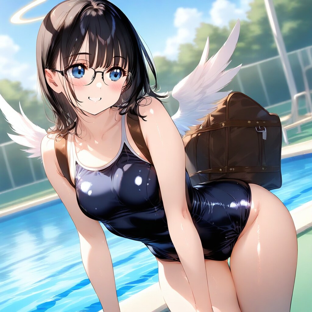 競スク黒髪天使さん！