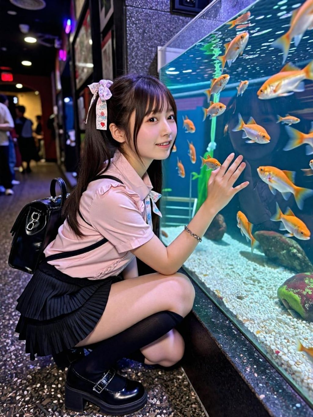 地雷系彼女と水族館