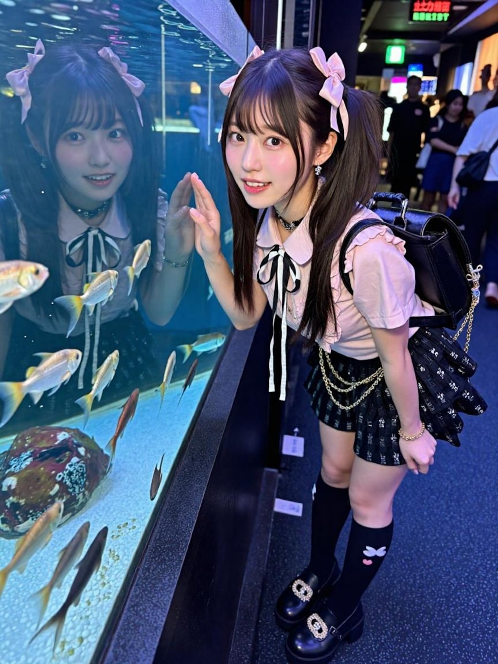 地雷系彼女と水族館