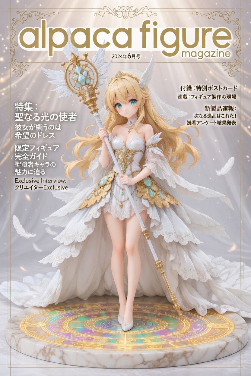 フィギュア雑誌　天使 | の人気AIイラスト・グラビア