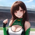 ラテックス グリーン レースクイーン 3枚目