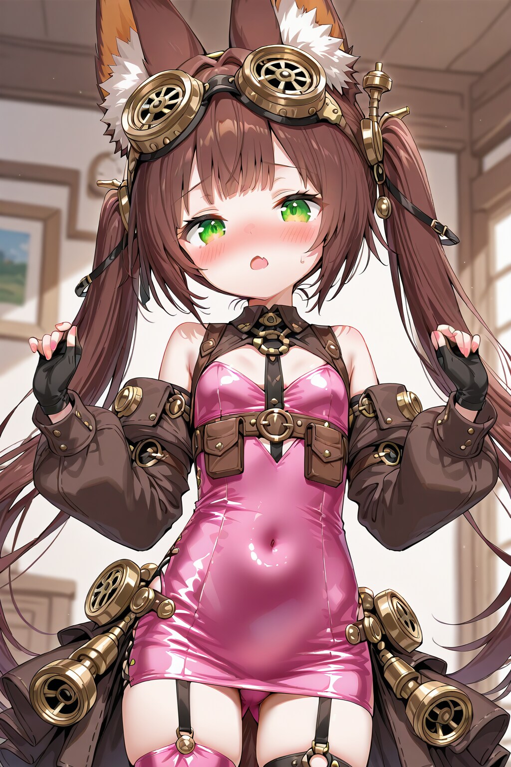 ケモミミボディコンスチームパンク