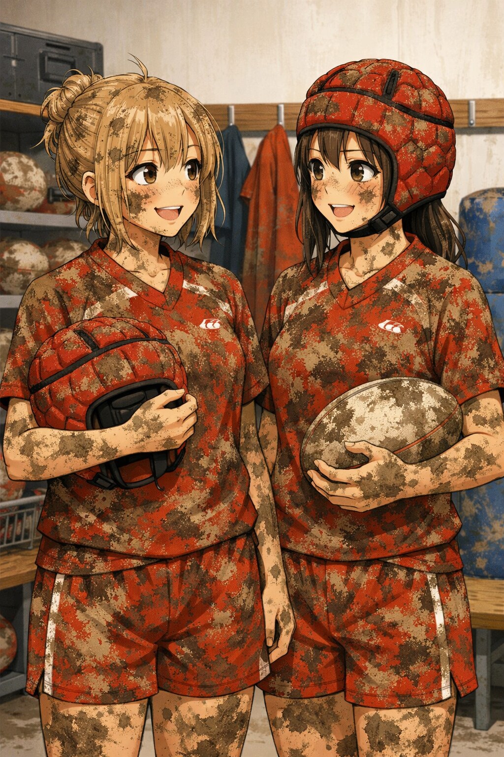 🏉泥まみれの女子ラグビー 162