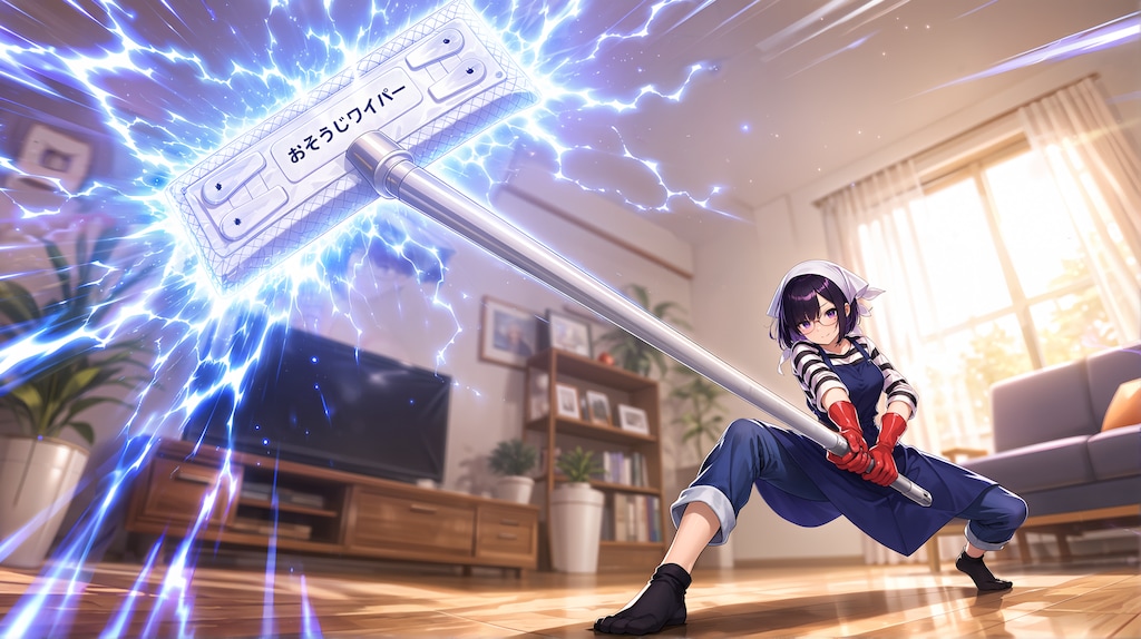 「（汚れを）駆逐する！！」