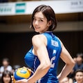 【5枚】巨乳バレーボール選手 2枚目