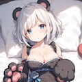 白髪クマっ子ちゃん 10枚目