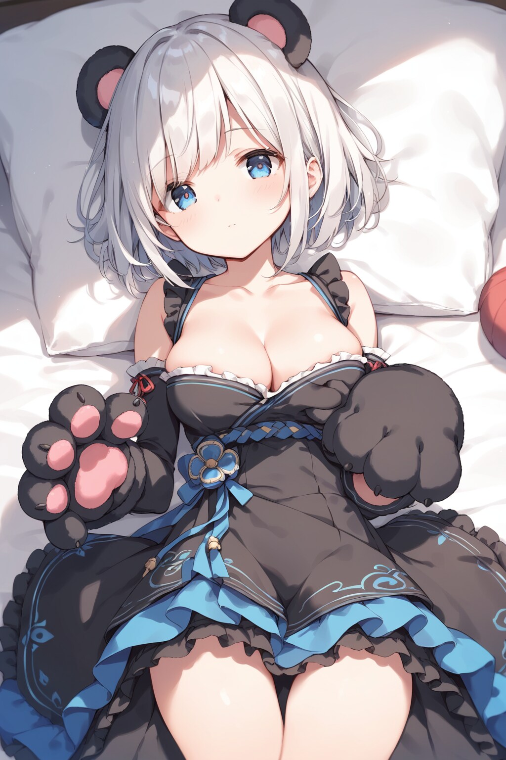 白髪クマっ子ちゃん
