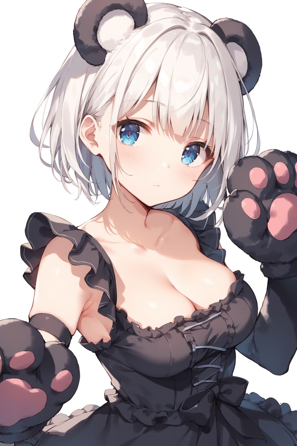 白髪クマっ子ちゃん