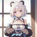 白髪クマっ子ちゃん 9枚目