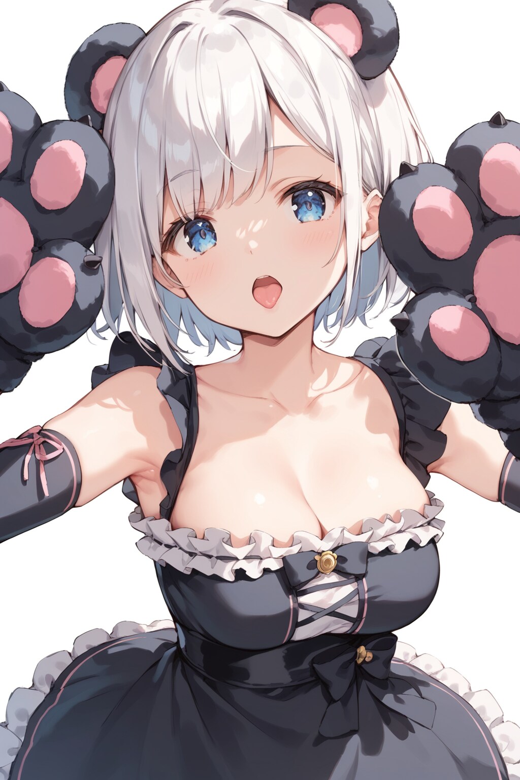 白髪クマっ子ちゃん