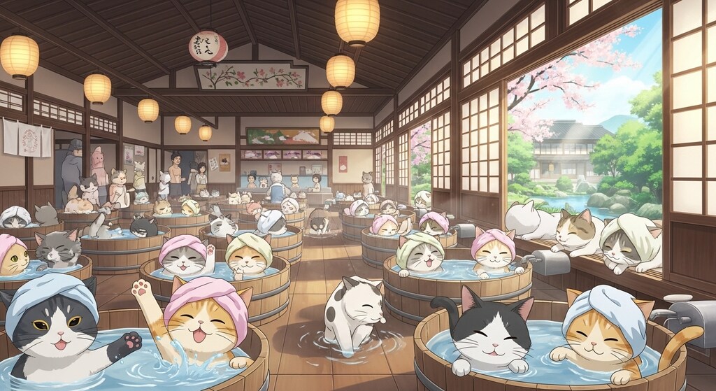 猫銭湯