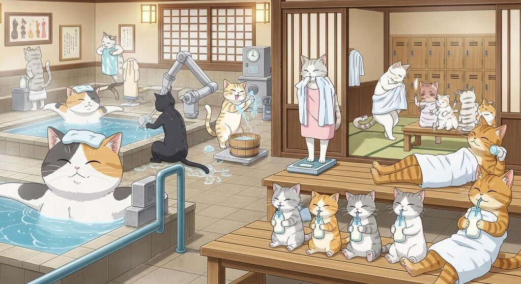 猫銭湯