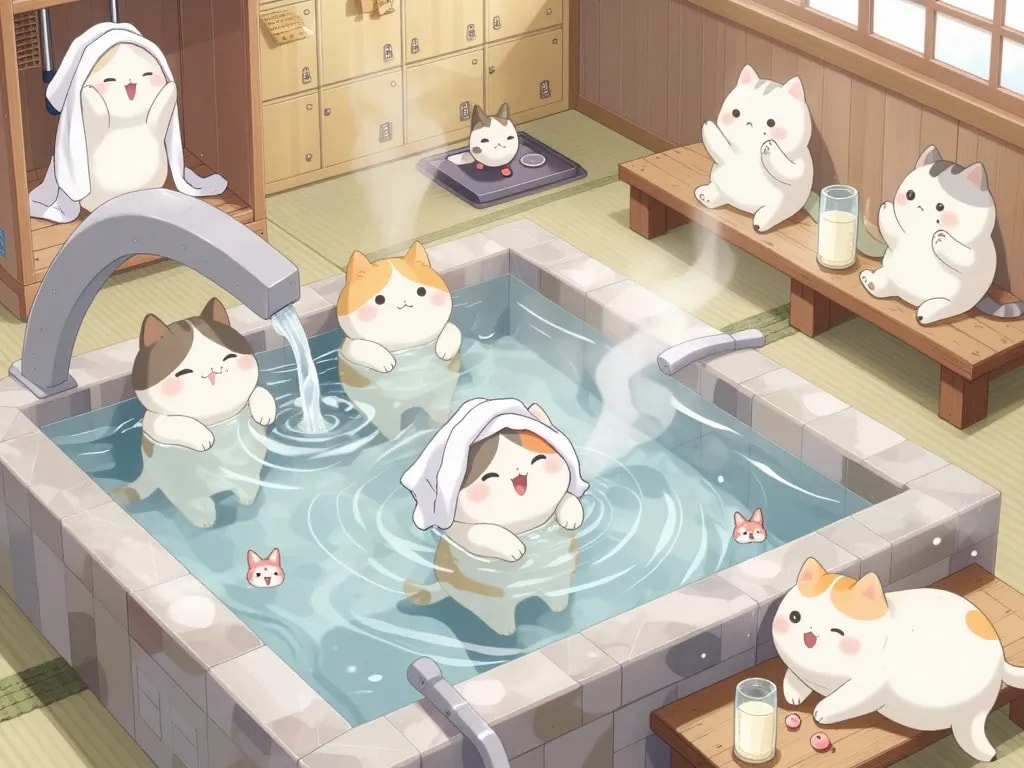 猫銭湯